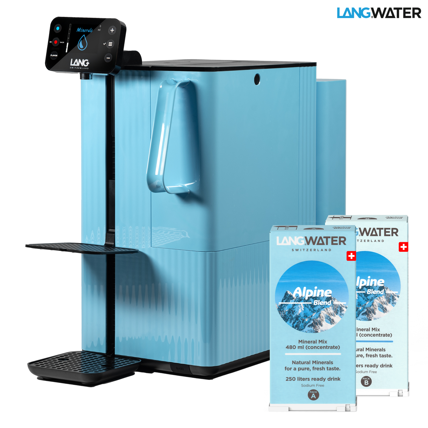 Countertop Reverse Osmosis filter with Minerals - TheWell 2 Starter Kit