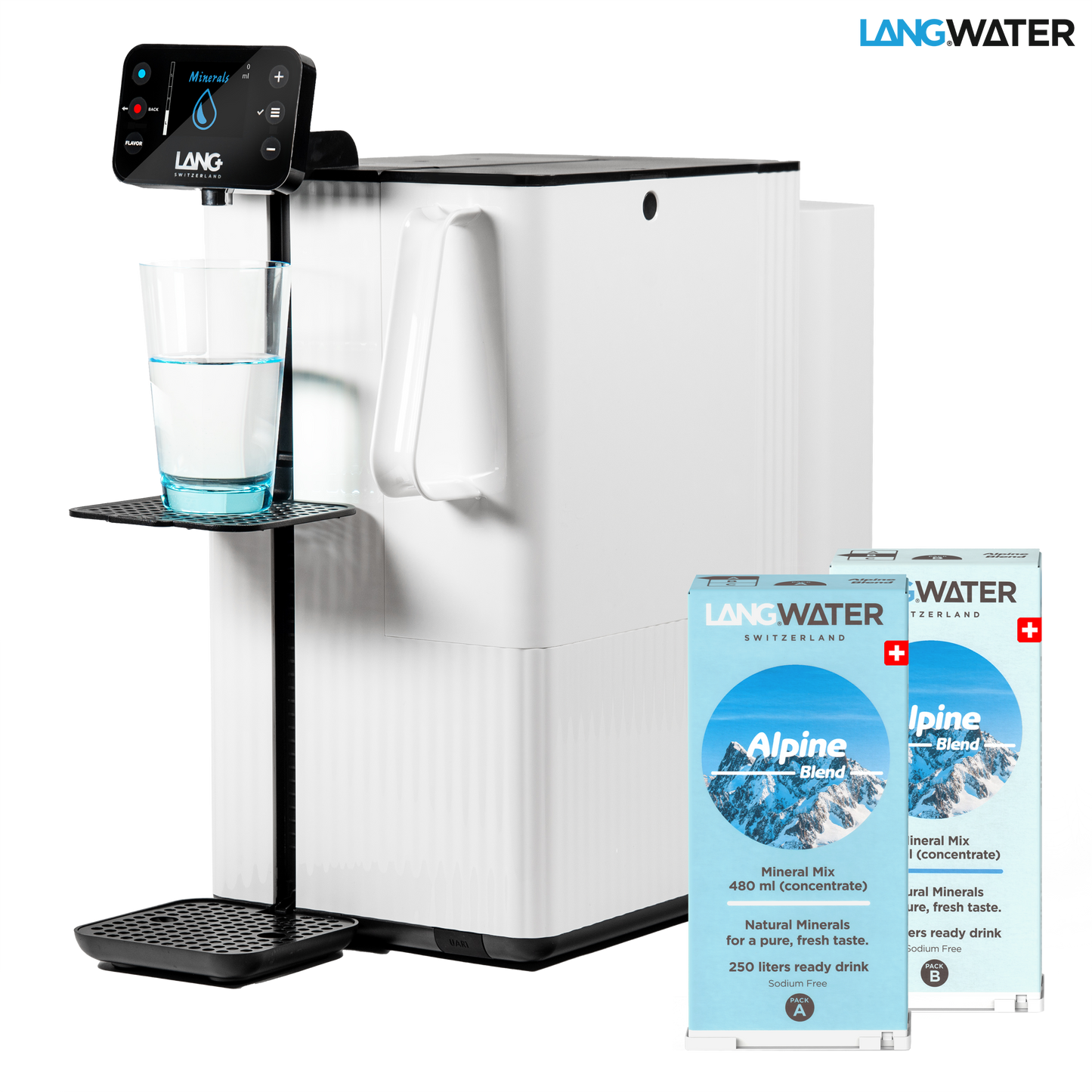 Countertop Reverse Osmosis filter with Minerals - TheWell 2 Starter Kit