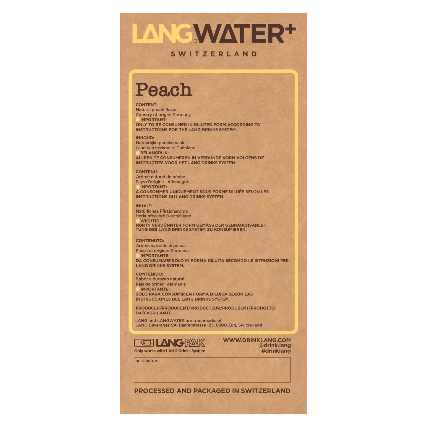 Langwater+ Peach