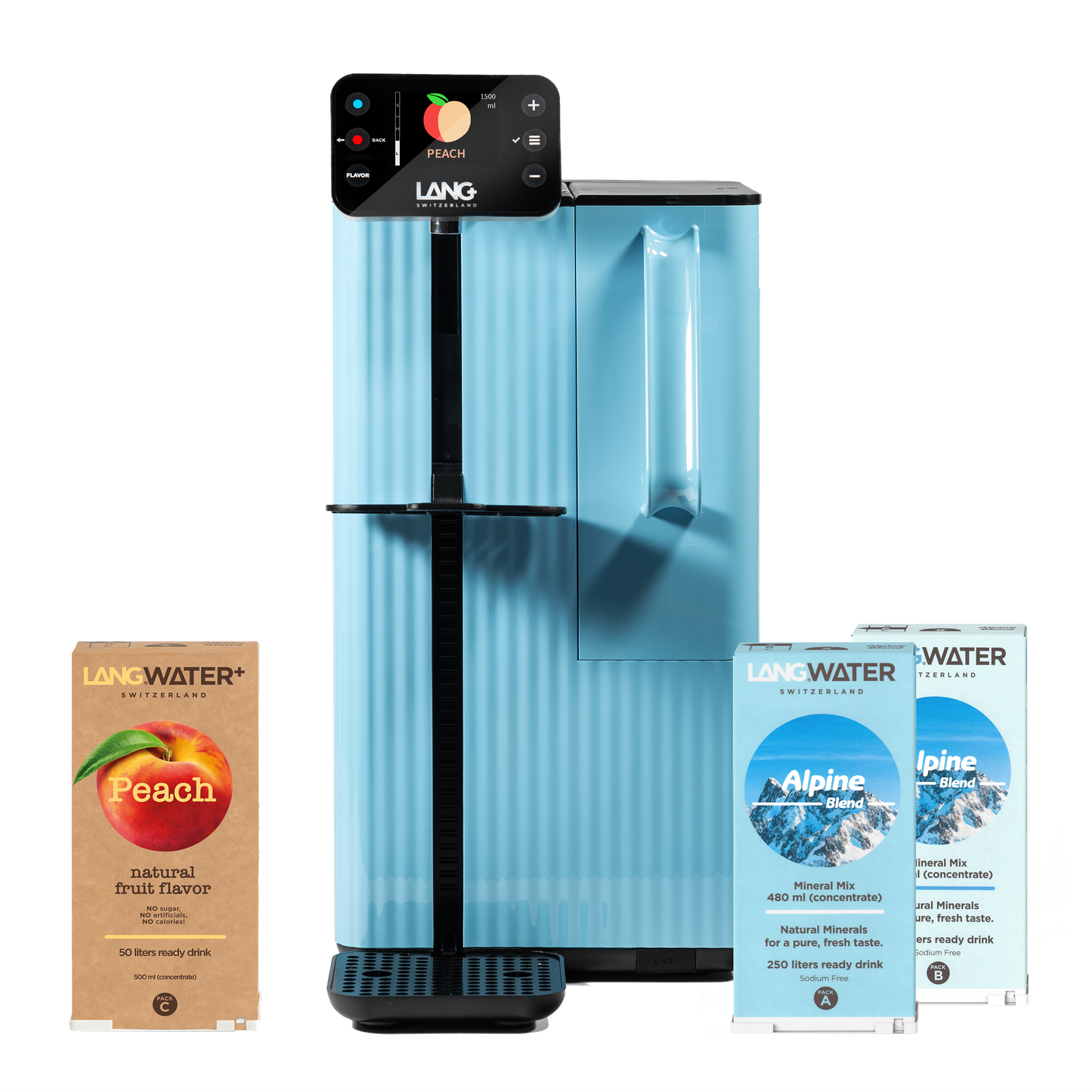 TheWell 2 Starter Kit + Peach - Filtro ad Osmosi Inversa da Banco con Minerali