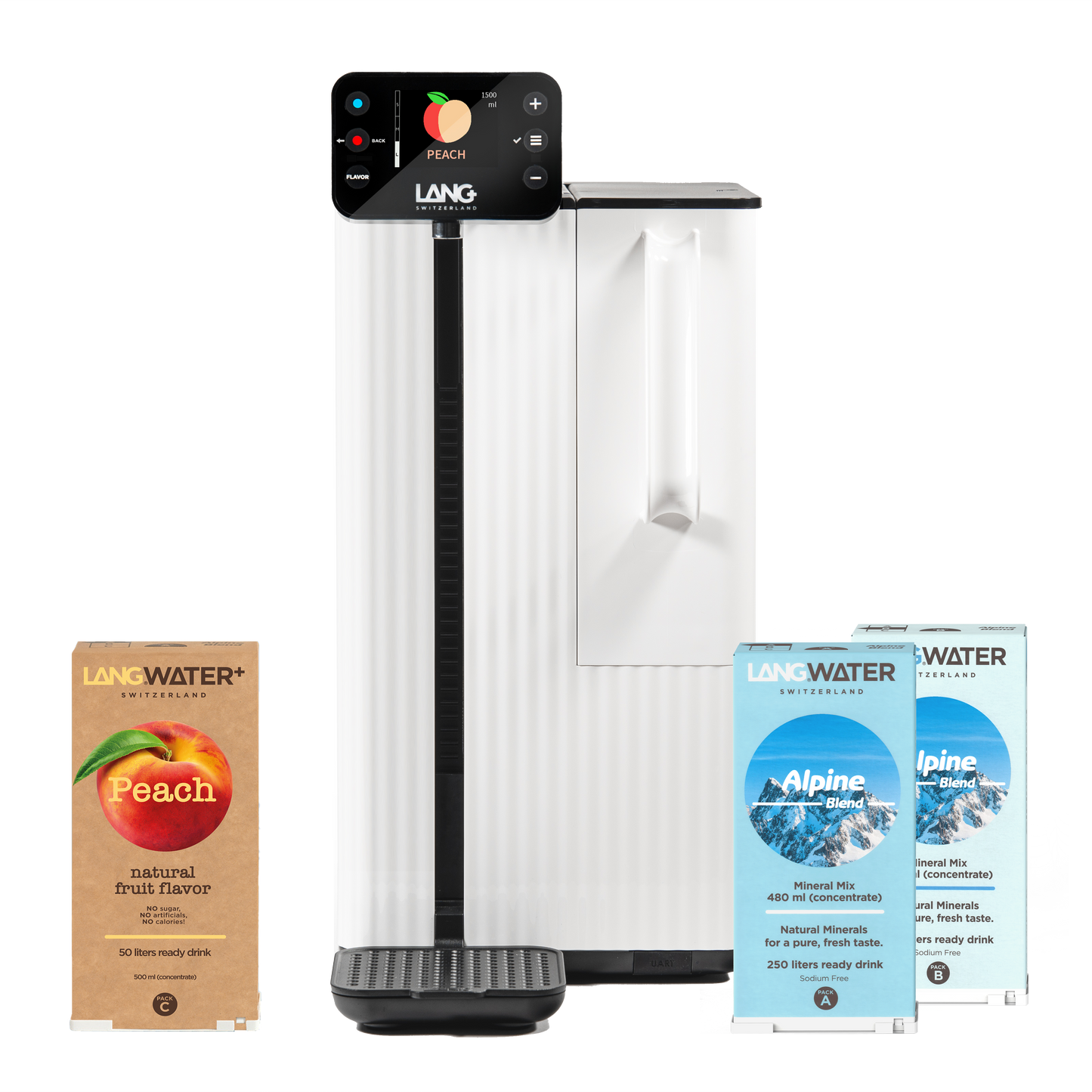 TheWell 2 Starter Kit + Peach - Filtro ad Osmosi Inversa da Banco con Minerali