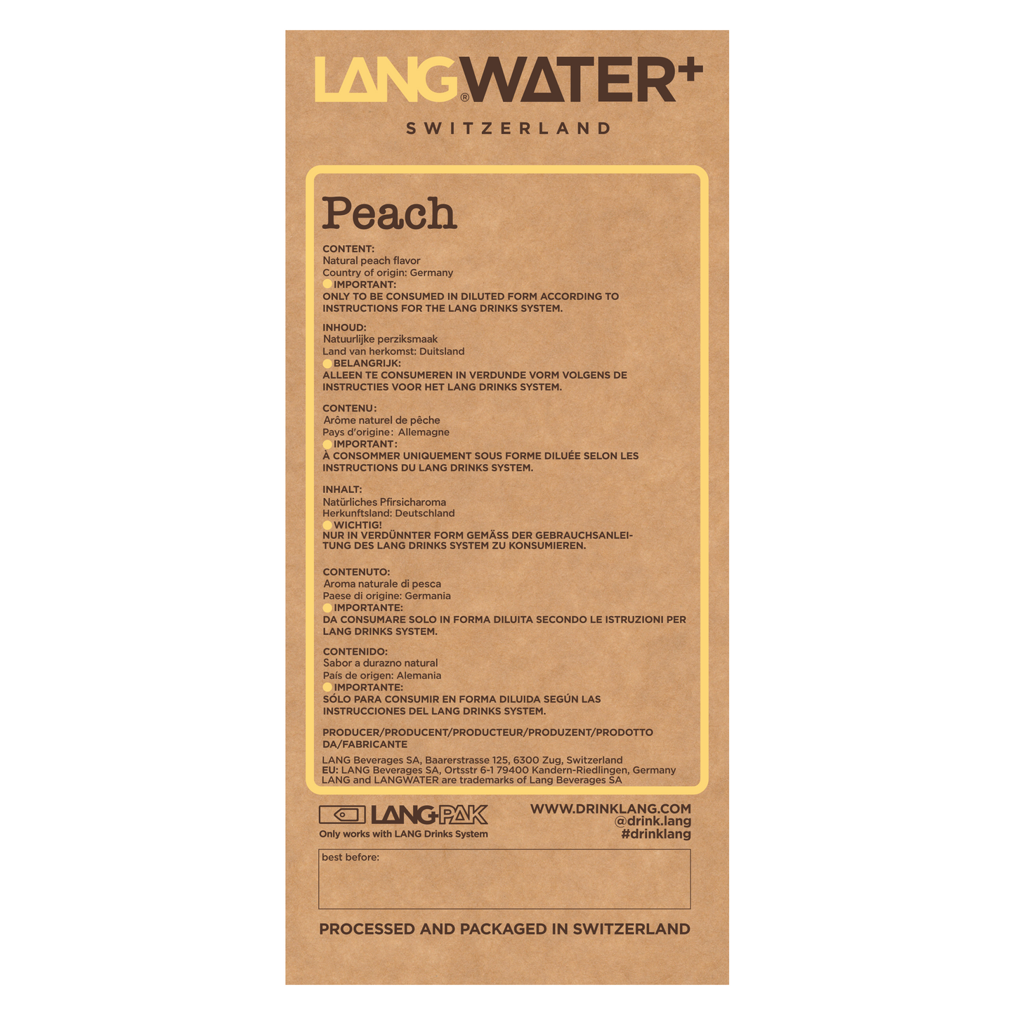 Langwater+ Peach