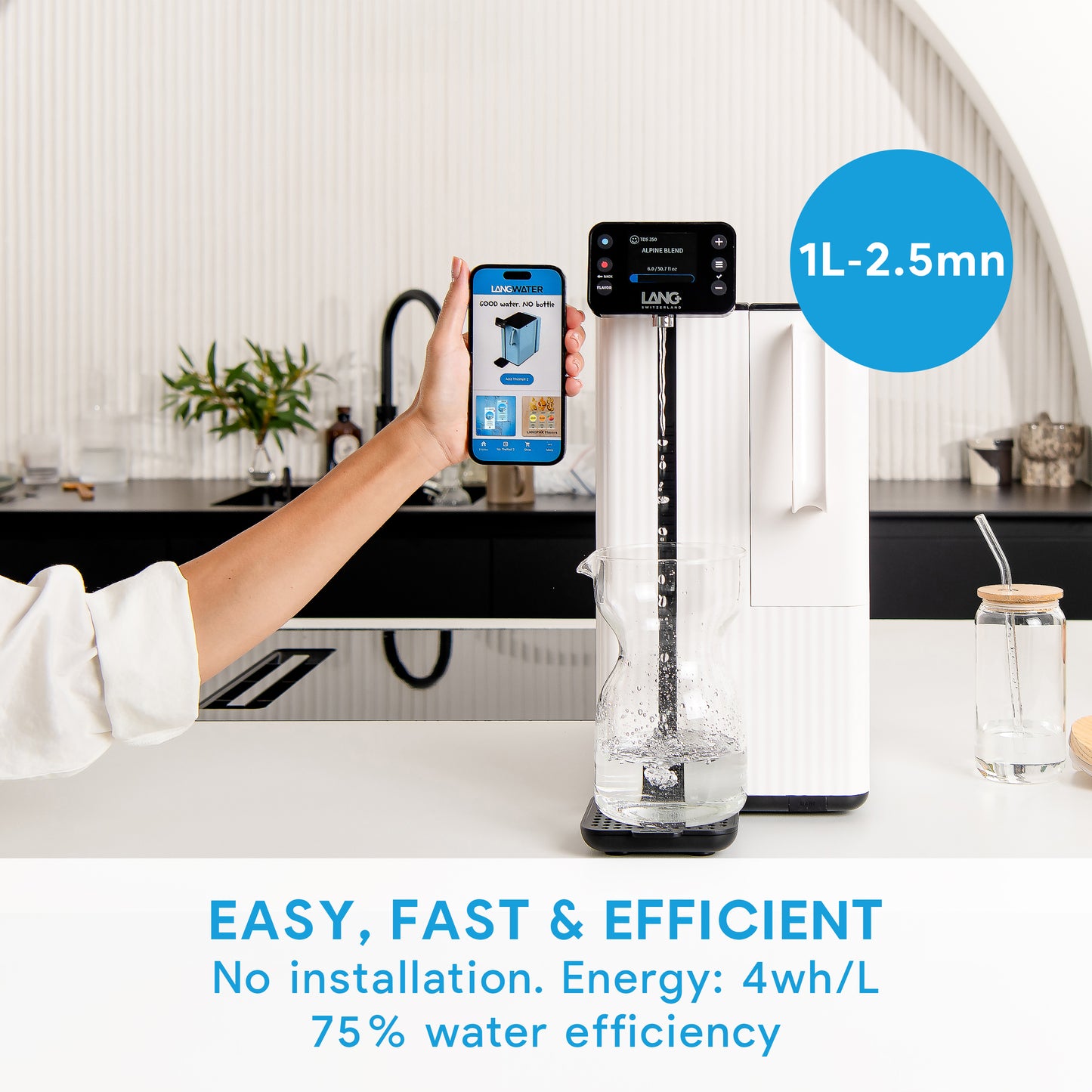 Countertop Reverse Osmosis Water Filter with Minerals - TheWell 2 Starter Kit