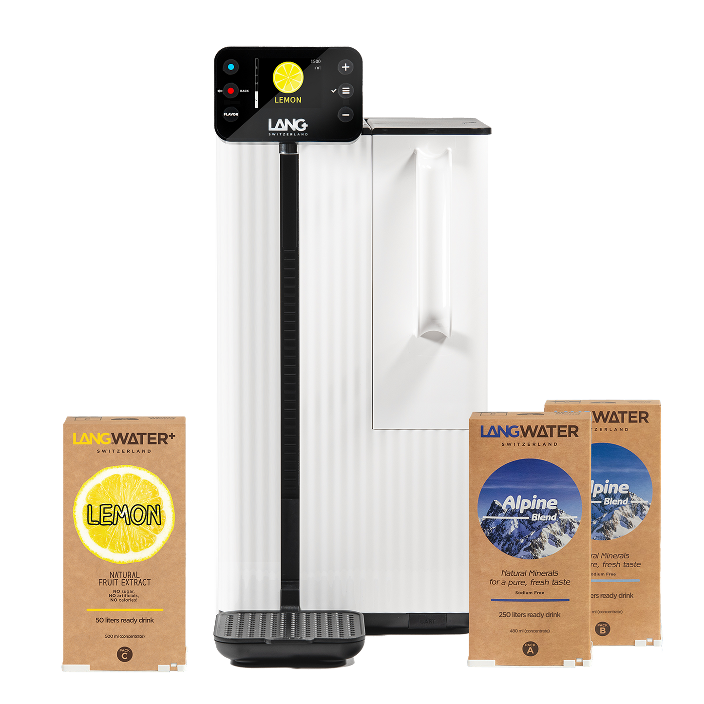 langwater water filtration white lemon