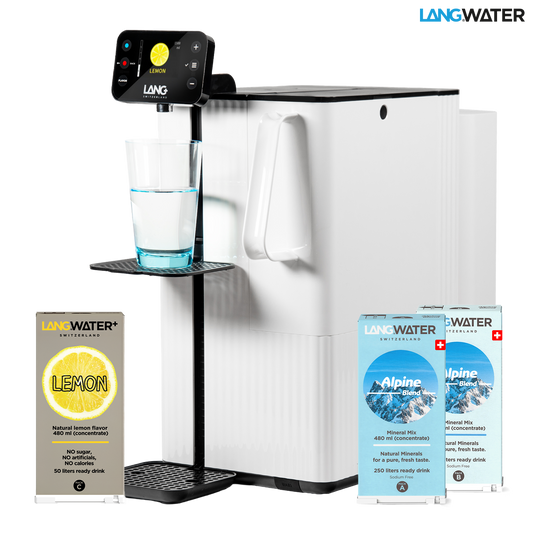 Filtro ad Osmosi Inversa da Banco con Minerali - TheWell 2 Starter Kit + Limone