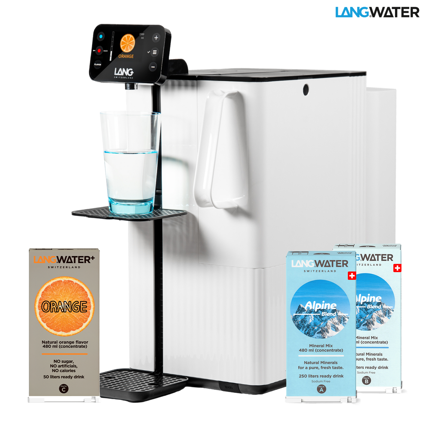 Filtro de Osmosis Inversa de Encimera con Minerales - TheWell 2 Starter Kit + Orange