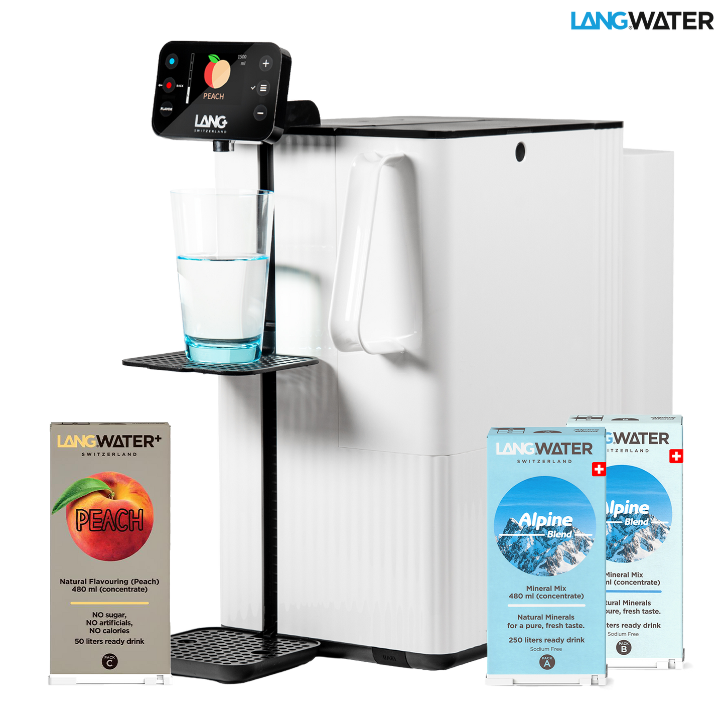 Filtro de Osmosis Inversa de Encimera con Minerales - TheWell 2 Starter Kit + Peach