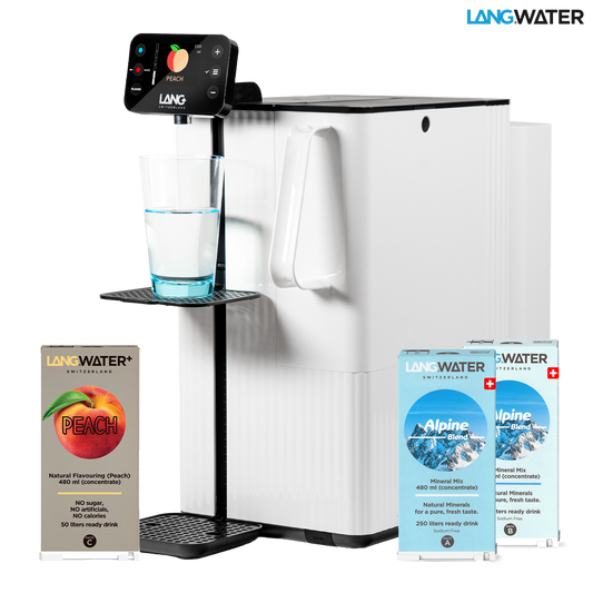 Filtro ad Osmosi Inversa da Banco con Minerali - TheWell 2 Starter Kit + Peach