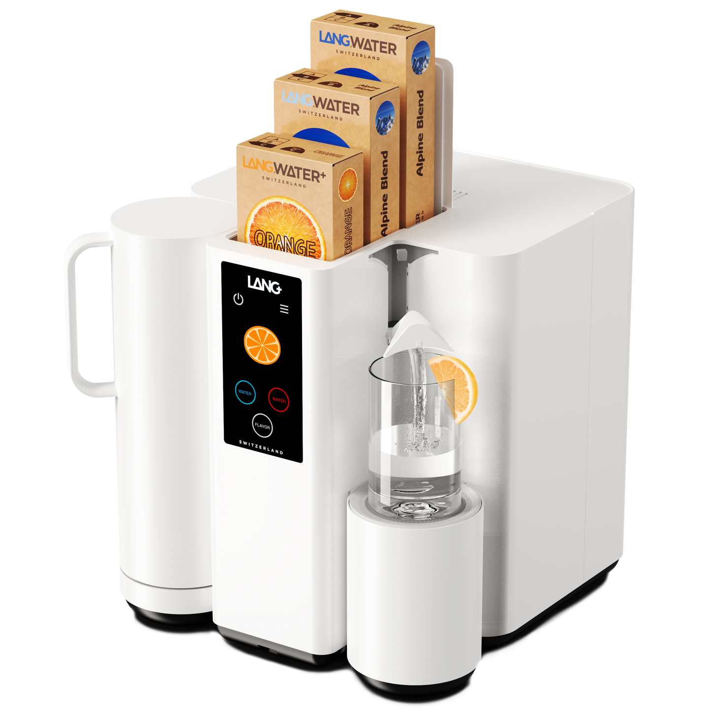 The Well Starter Kit + Orange | Purificateur d’Eau Osmose Inversée avec Minéraux Naturels 