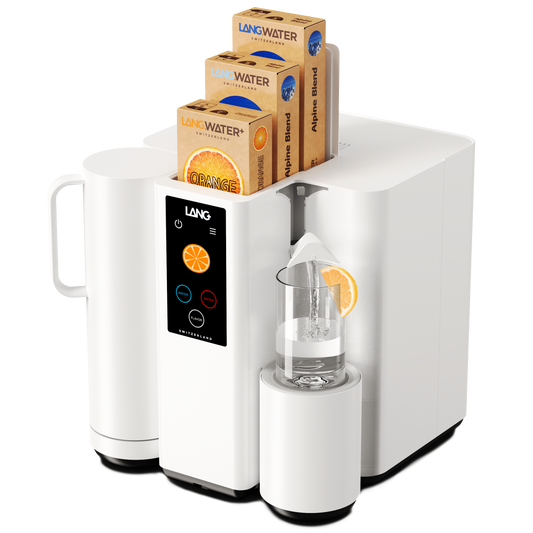 TheWell Starter Kit + Orange | Countertop Reverse Osmosis filter with Minerals