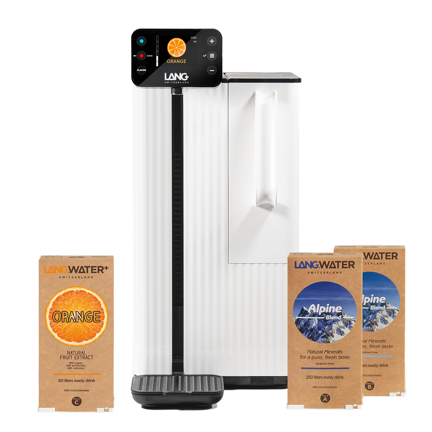 langwater water filtration white orange