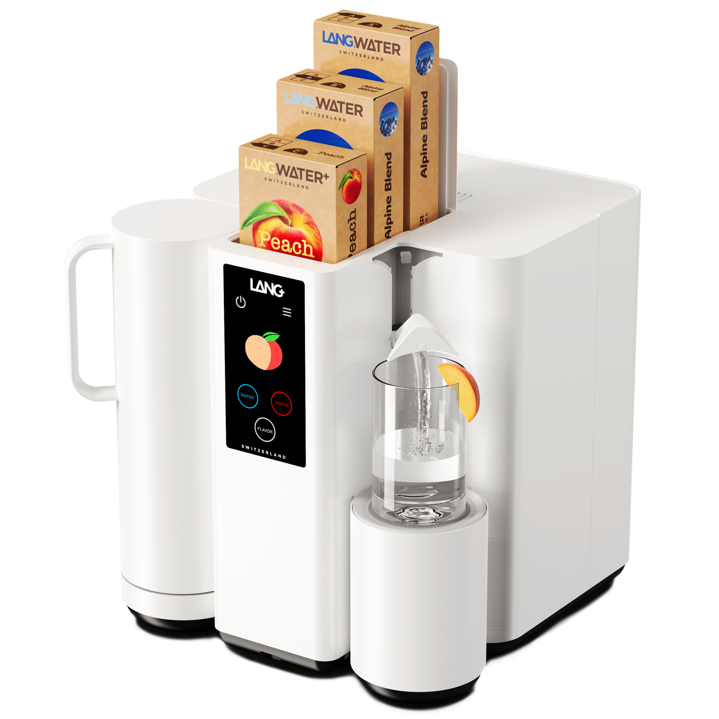 TheWell Starter Kit + Peach | Countertop Reverse Osmosis filter with Minerals