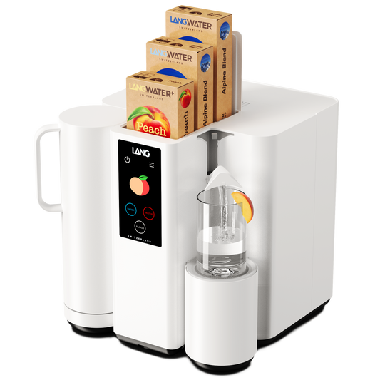 TheWell Starter Kit + Peach | Countertop Reverse Osmosis filter with Minerals