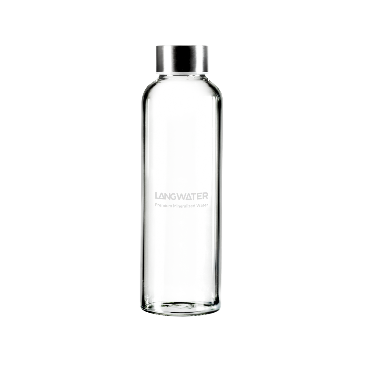 LANGWATER 500ML Glaswasserflaschen mit Metallverschluss – drinklang