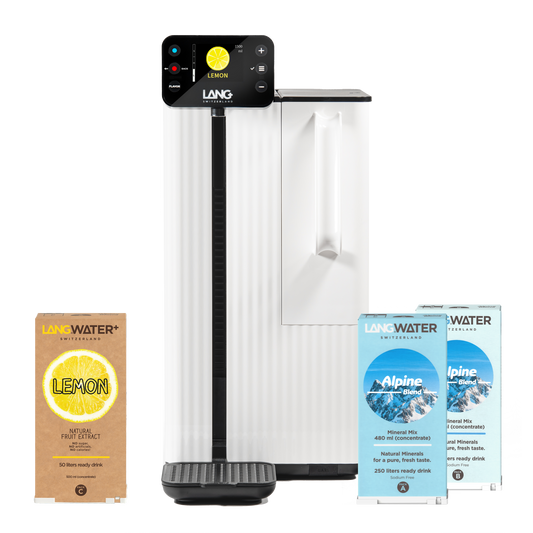  TheWell 2 White Starter Kit + Lemon - Filtro de Osmosis Inversa de Encimera con Minerales