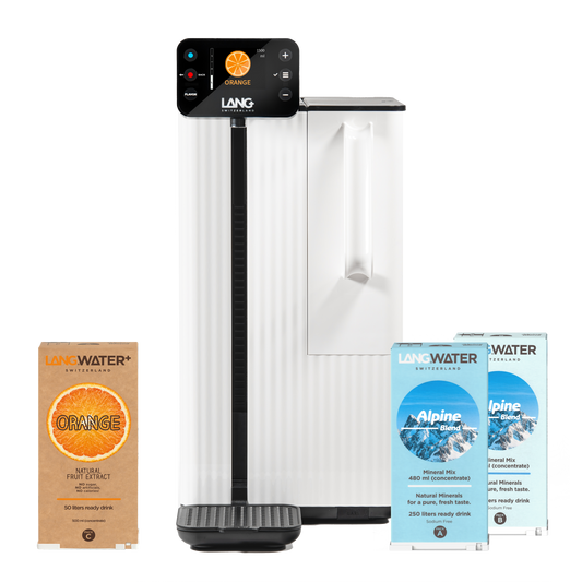  TheWell 2 White Starter Kit + Orange - Filtro de Osmosis Inversa de Encimera con Minerales