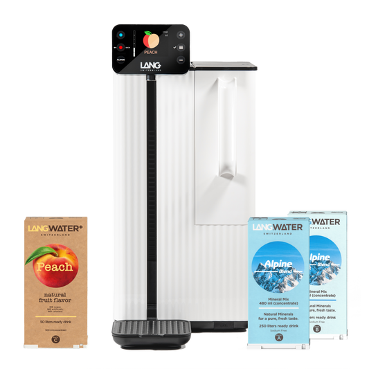  TheWell 2 White Starter Kit + Peach - Filtro de Osmosis Inversa de Encimera con Minerales
