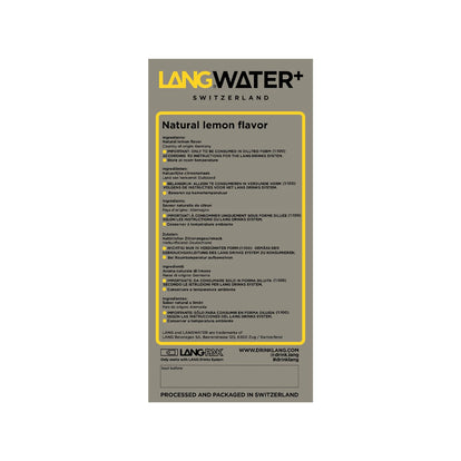 Langwater+ Zitronen-Aroma Langpak