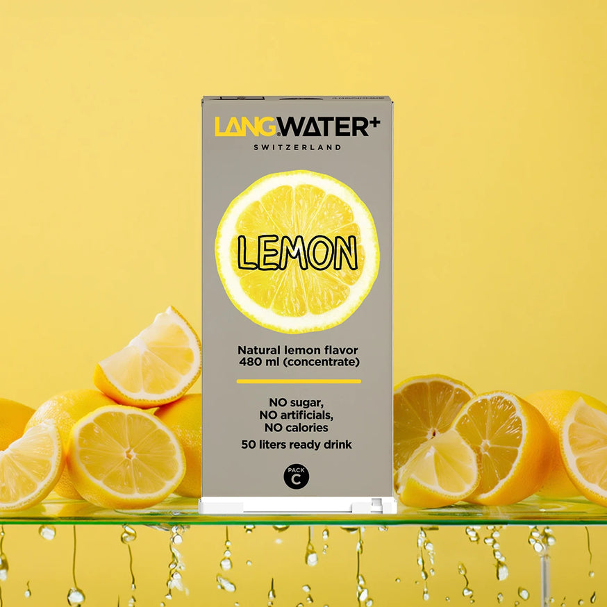Langwater+ Zitronen-Aroma Langpak