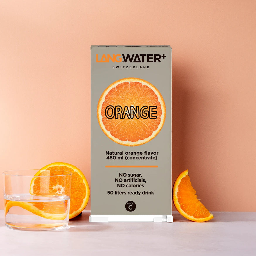 Langwater+ Orangen-Aroma Langpak
