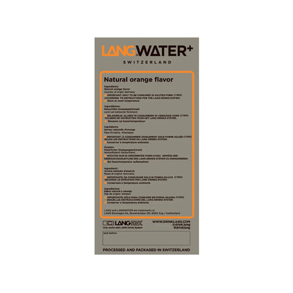 Langwater+ Orangen-Aroma Langpak