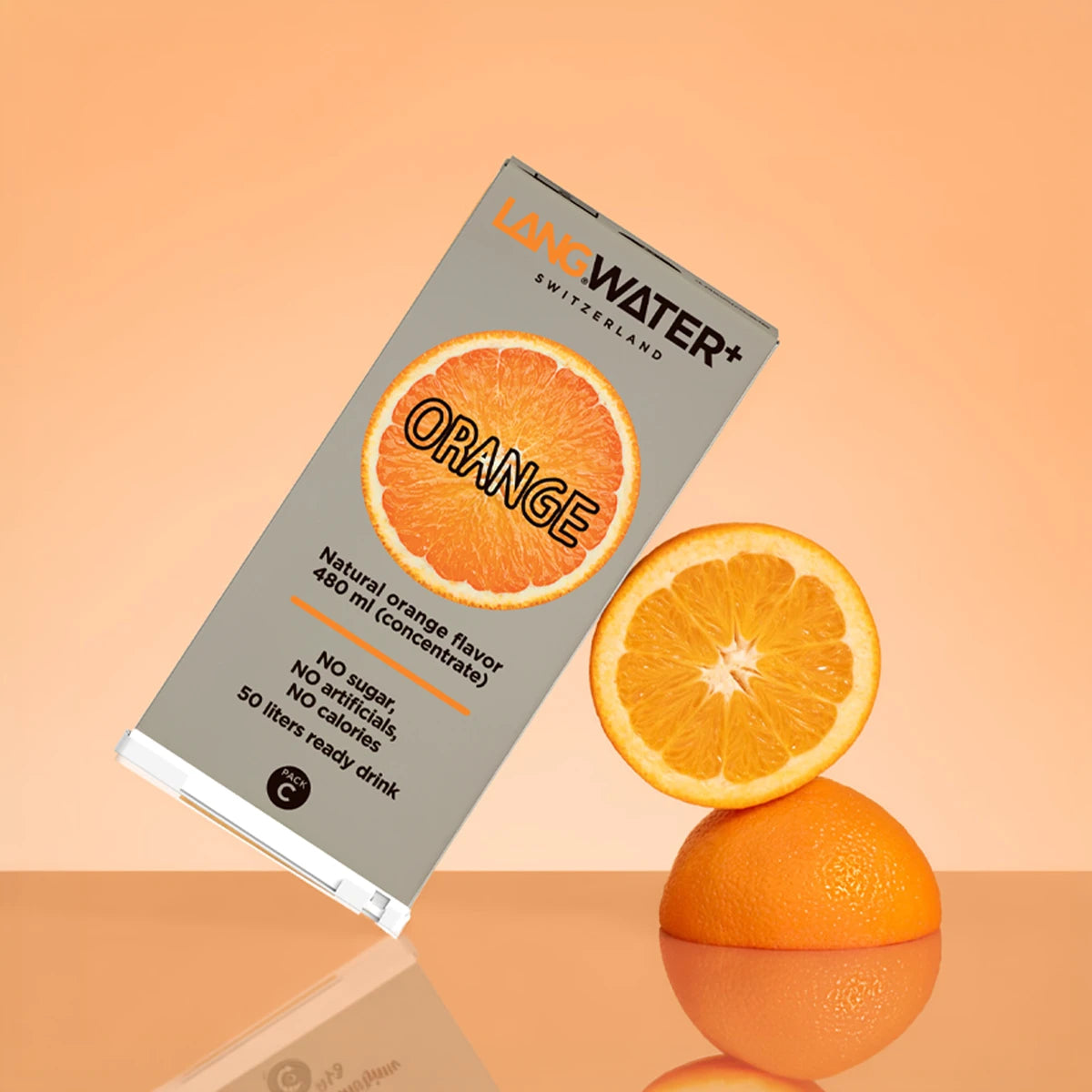Langwater+ Orangen-Aroma Langpak