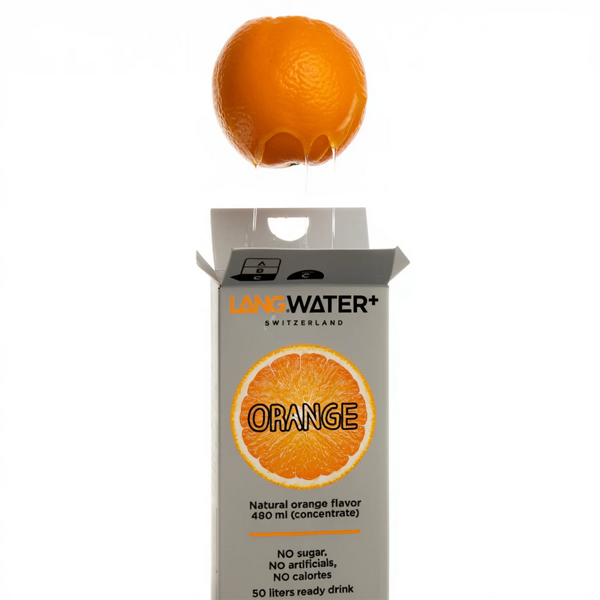 Langwater+ Orangen-Aroma Langpak