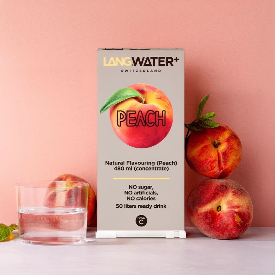 Langwater+ Peach Flavour Langpak