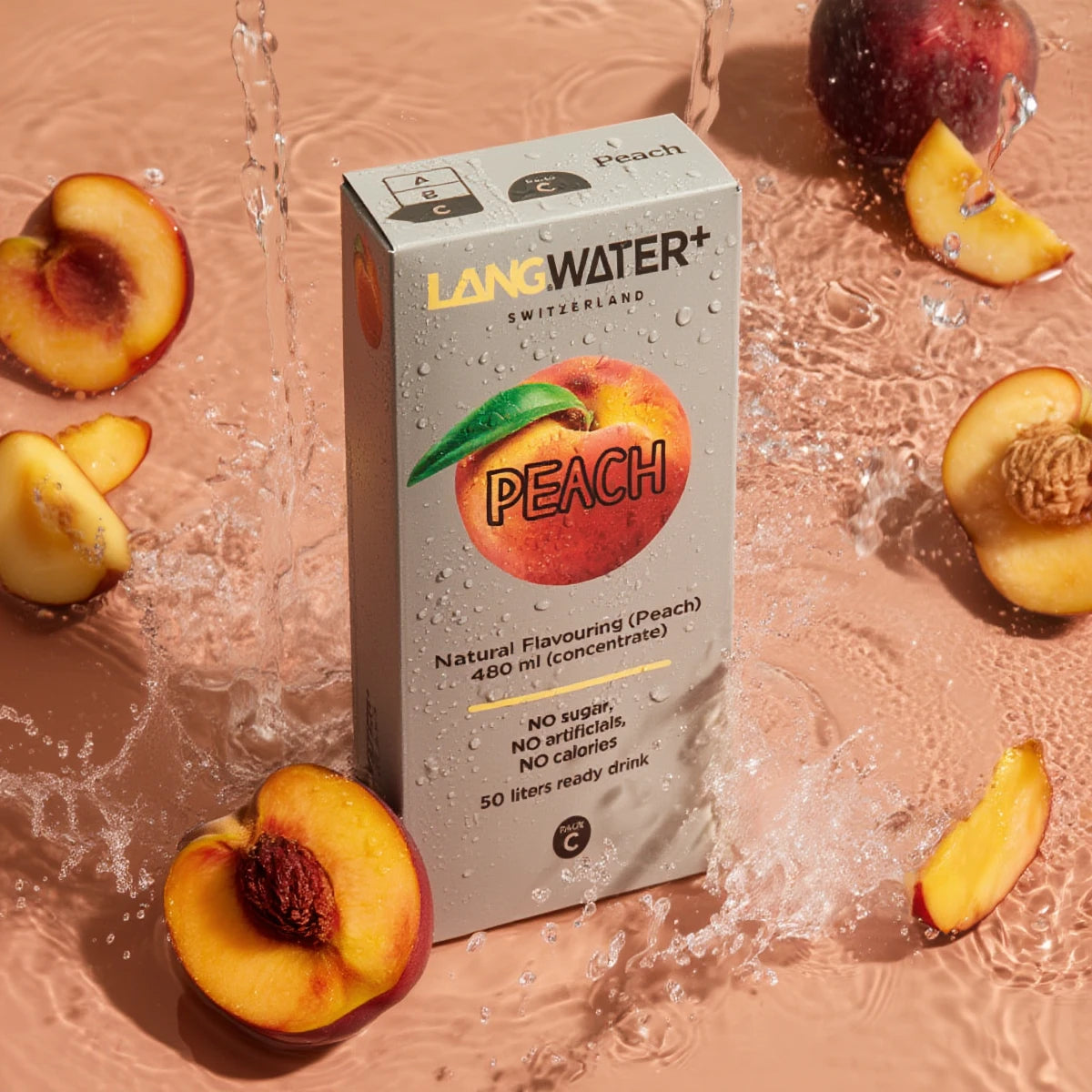 Langwater+ Peach Flavour Langpak