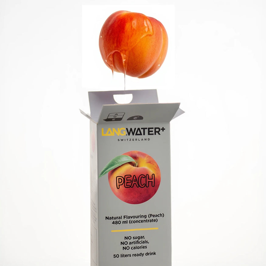 Langwater+ Peach Flavour Langpak