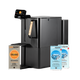 Black water filtration system with LANGWATER packaging on a white background