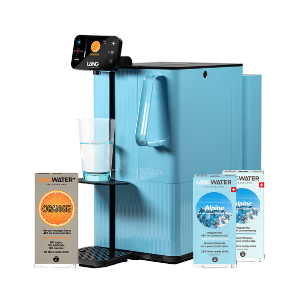 Auftisch Osmoseanlage mit Mineralien & Orangengeschmack– TheWell 2