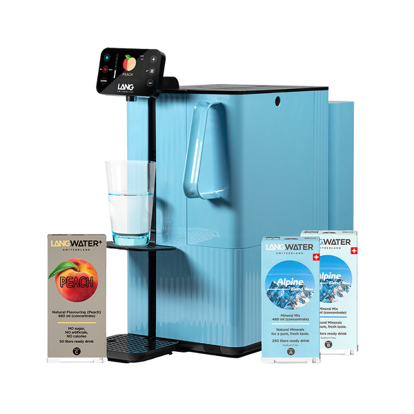 Auftisch Osmoseanlage mit Mineralien & Pfirsichgeschmack – TheWell 2 