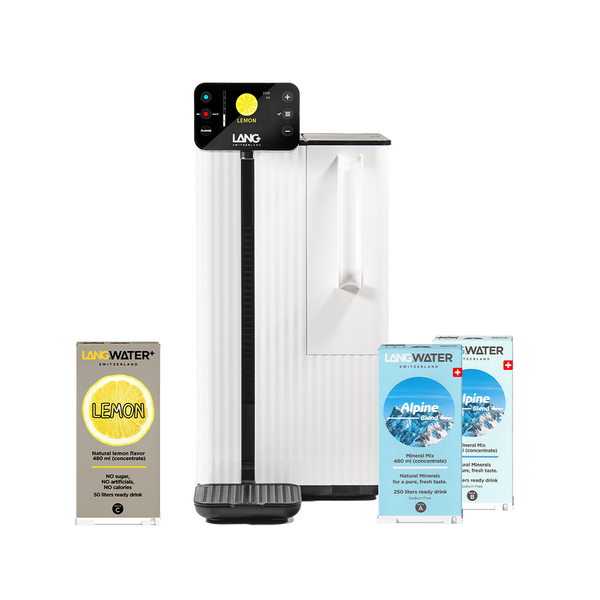 Filtro ad Osmosi Inversa da Banco con Minerali - TheWell 2 Starter Kit + Limone