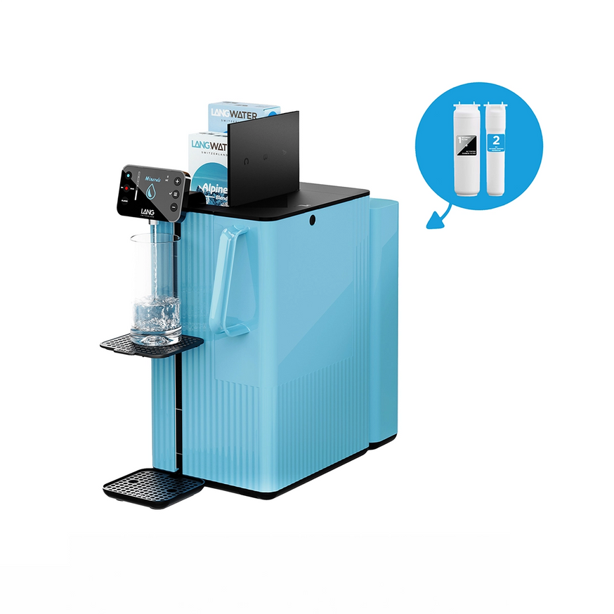 Filtro ad Osmosi Inversa da Banco con Minerali - TheWell 2 Starter Kit + Orange