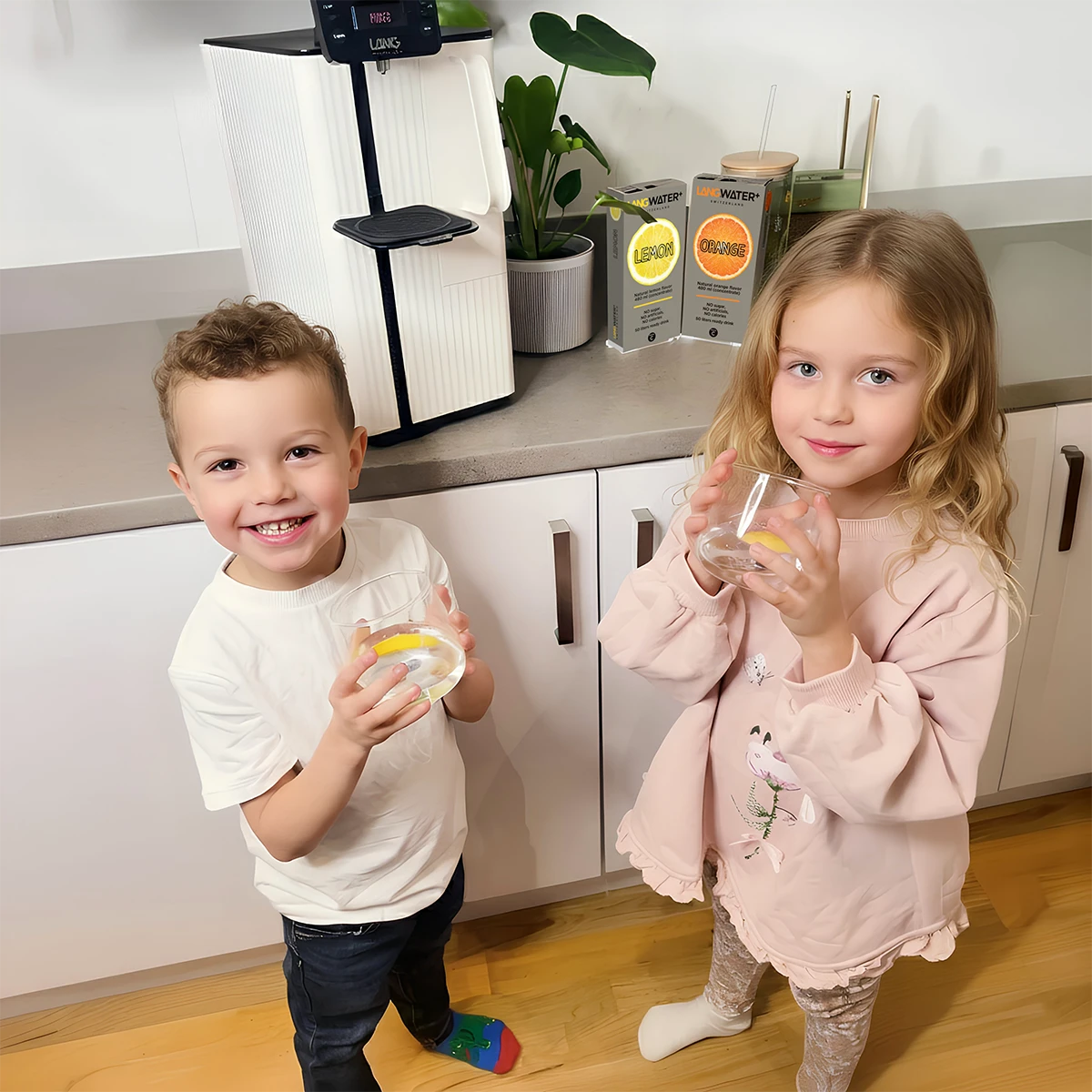 Filtro ad Osmosi Inversa da Banco con Minerali - TheWell 2 Starter Kit + Orange