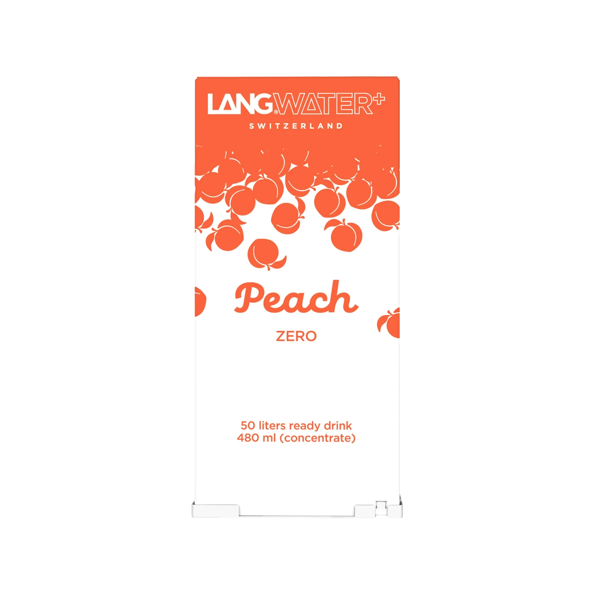 LANGWATER+ Pack d'arôme Pêche  Zero - Light & Sweet 