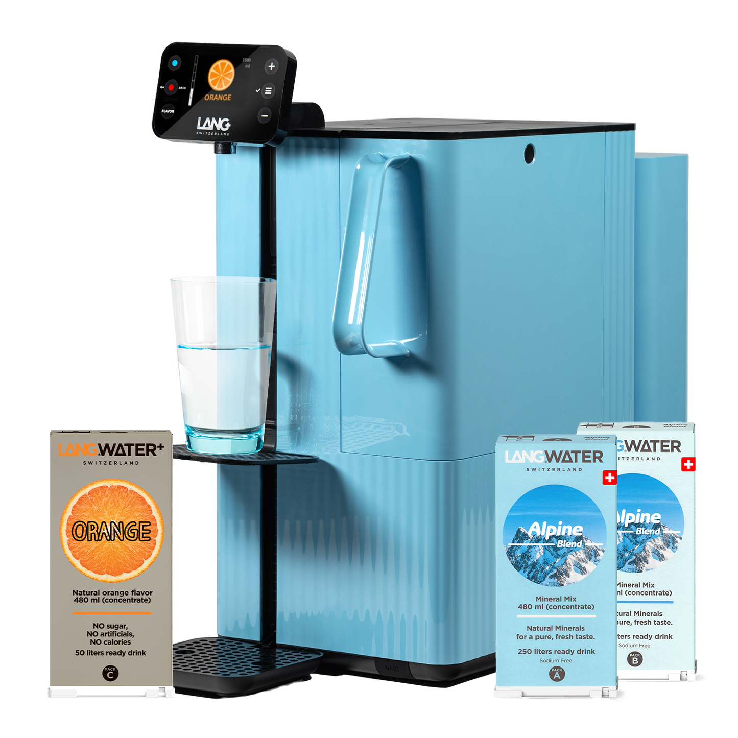 Filtro de Osmosis Inversa de Encimera con Minerales - TheWell 2 Starter Kit + Orange