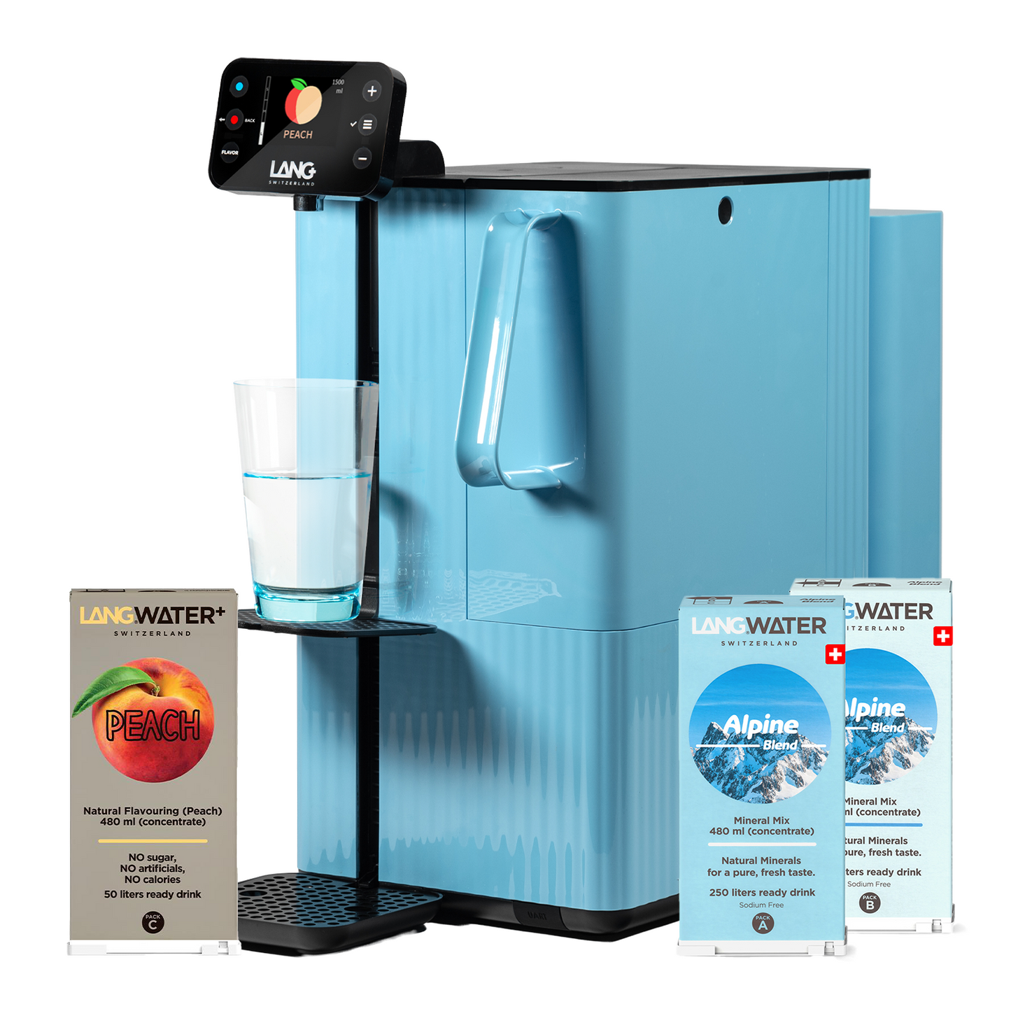 Filtro de Osmosis Inversa de Encimera con Minerales - TheWell 2 Starter Kit + Peach