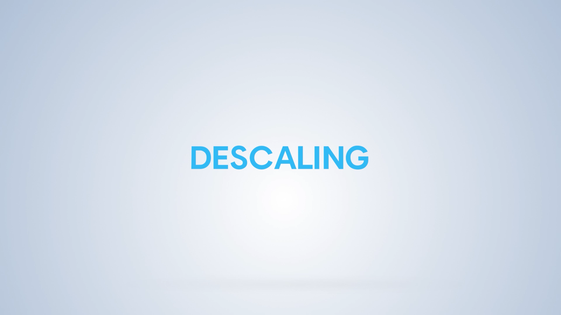 Load video: LANG how to process descaling